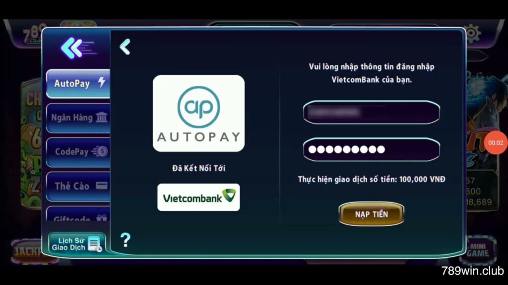 009Bet cung cấp dịch vụ nạp và rút tiền nhanh chóng và chính xác - 009Bet