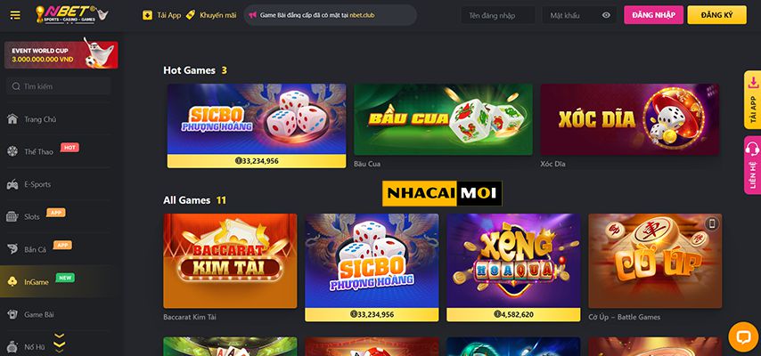 Tính năng trò chơi cấp độ Sbotop - Sbotop