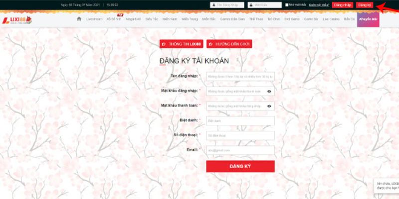 Trang web của Ee8801 Games có giao diện đẹp và trang nhã - Ee8801