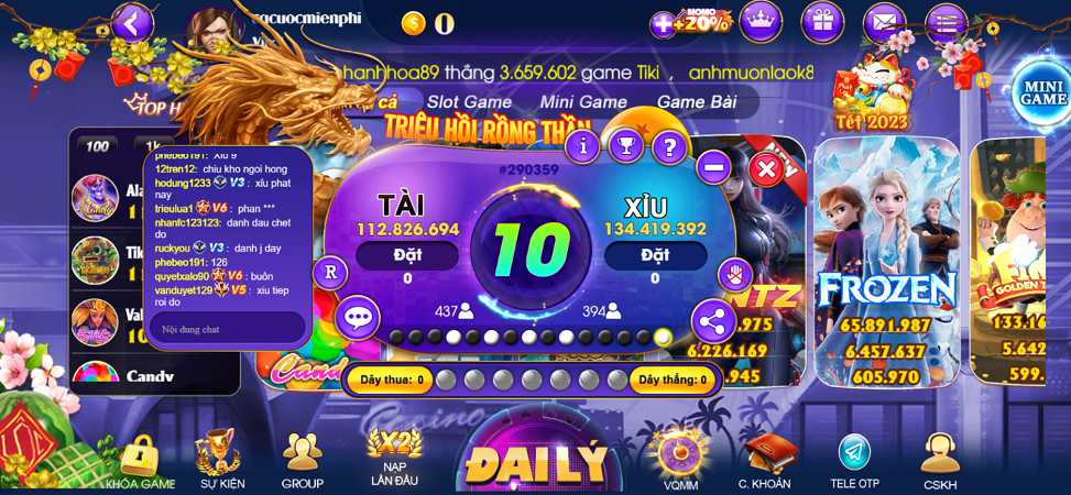 Cá cược kiểu Keno Ngũ Hành Laucuagame - Laucuagame